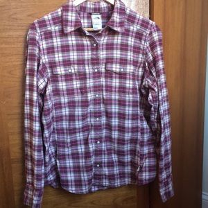 North face plaid flannel